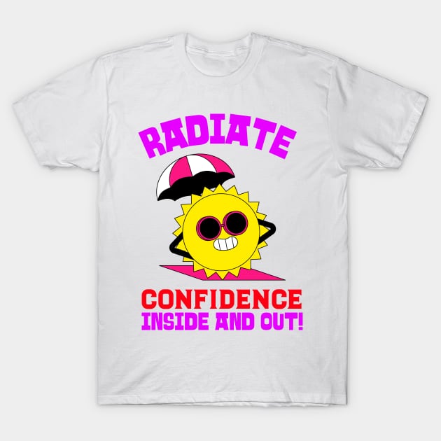 Beauty bloggers inner and outer confidence T-Shirt by Hermit-Appeal